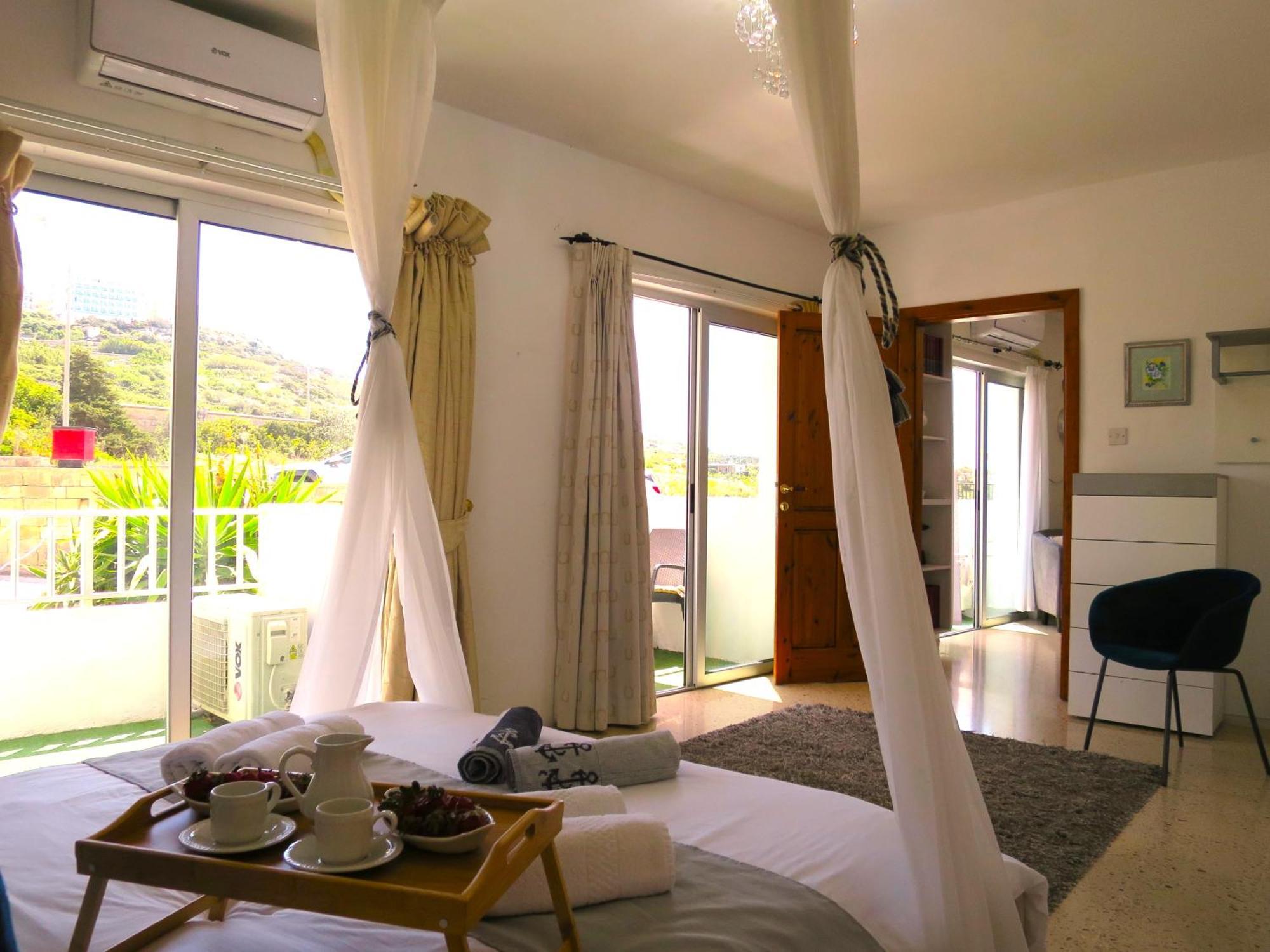 Close To Beach Unique & Cozy Apartment 3 Balconies Country Views Mellieha Ngoại thất bức ảnh